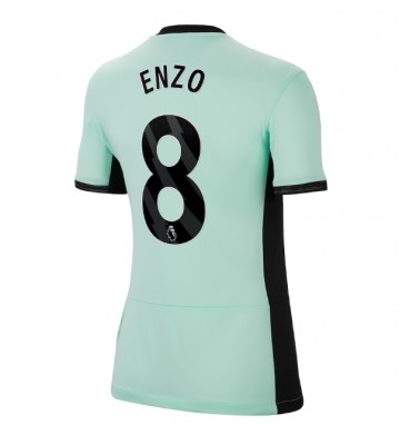 Chelsea Enzo Fernandez #8 Tredje trøje Dame 2023-24 Kort ærmer